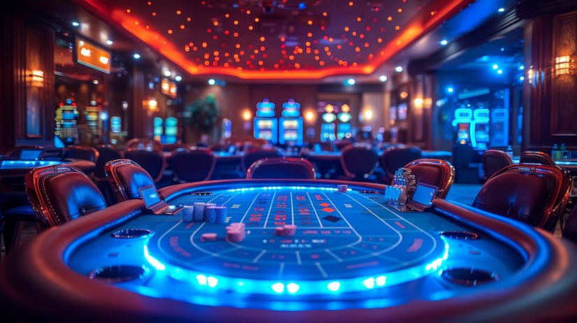 Meja live casino baccarat dengan dealer sungguhan di platform lol4d Indonesia
